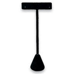 Leather Earring T Stand Showcase Display Organizer : Black Leather