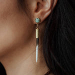 Beth Dutton Quill Studs | Turquoise Variant