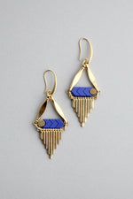 Cleopatra Earrings | Blue + Brass