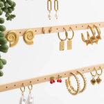 Wood 30 Pair Earring Display