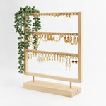 Wood 30 Pair Earring Display