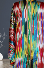 One-of-a-Kind Vintage Silk Ikat Kimono