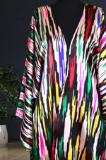 One-of-a-Kind Vintage Silk Ikat Kimono