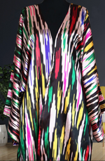 One-of-a-Kind Vintage Silk Ikat Kimono