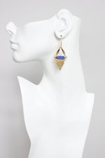 Cleopatra Earrings | Blue + Brass