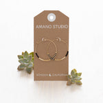Japanese Seed Bead Hoops- multiple colorways: Sky