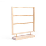 Wood 30 Pair Earring Display
