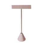 Leather Earring T Stand Showcase Display Organizer : Black Leather