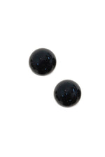 Studio 54 Fringe Earrings - 18K Gold Plated: Onyx